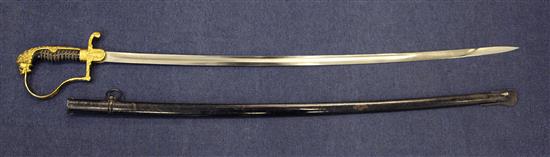 A Third Reich army officers sword, overall 38in.